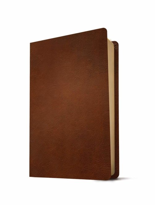 KJV Large Print Thinline Reference Bible, Filament Enabled (Genuine Leather, Brown, Indexed, Red Letter)