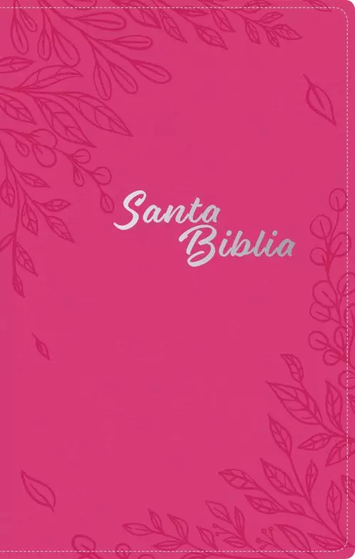 Santa Biblia NTV, Edición zíper, Flores rosa (SentiPiel)