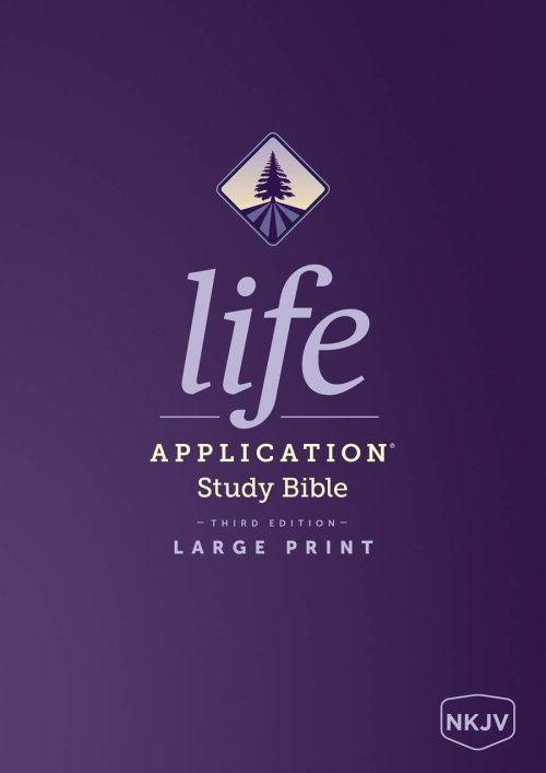 NKJV Life Application Study Bible, Third Edition, Large Print (Hardcover, Red Letter)