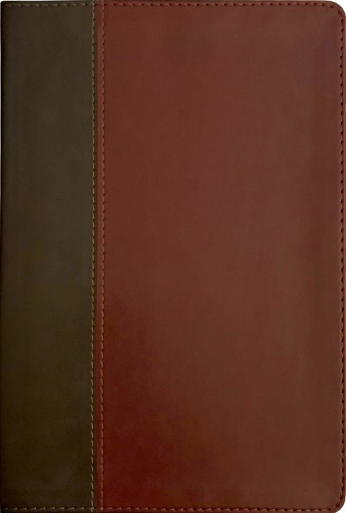 NKJV Life Application Study Bible, Third Edition, Large Print (LeatherLike, Brown/Mahogany, Red Letter)