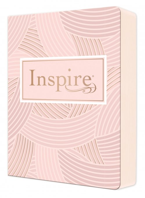 Inspire Bible NLT, Pink, Softcover, Wide Margins, Illustrated, Journaling Bible