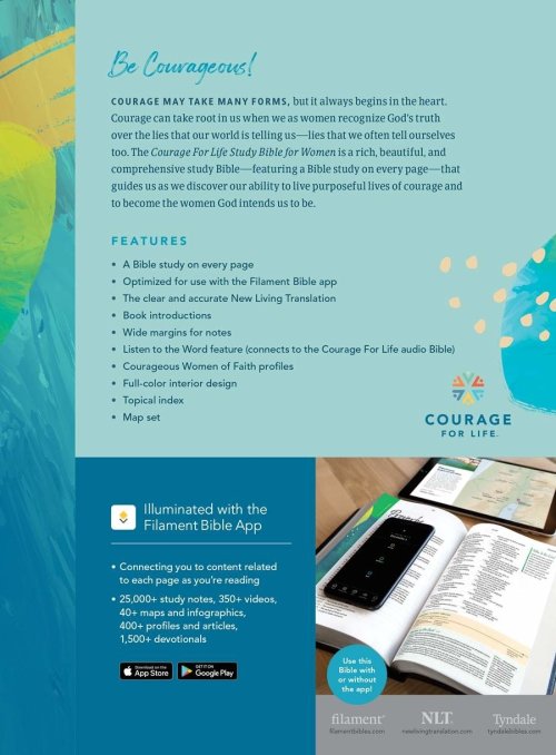 NLT Courage For Life Study Bible for Women