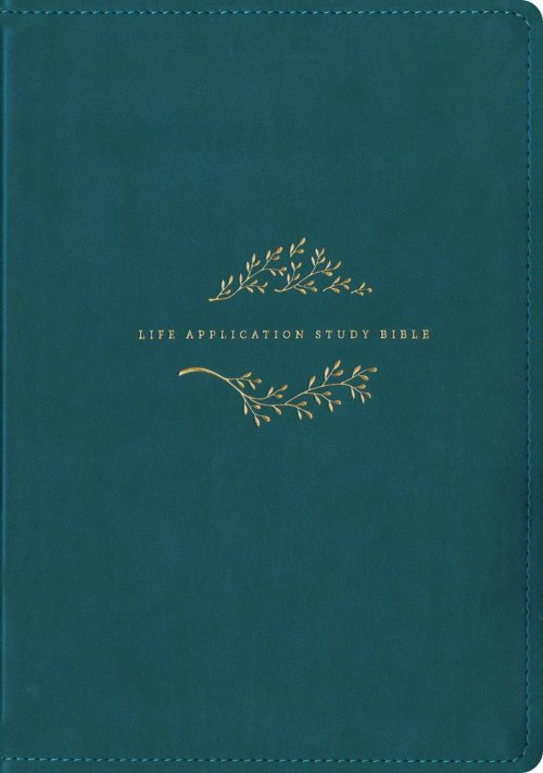 NLT Life Application Study Bible, Third Edition (LeatherLike, Teal Blue, Red Letter)