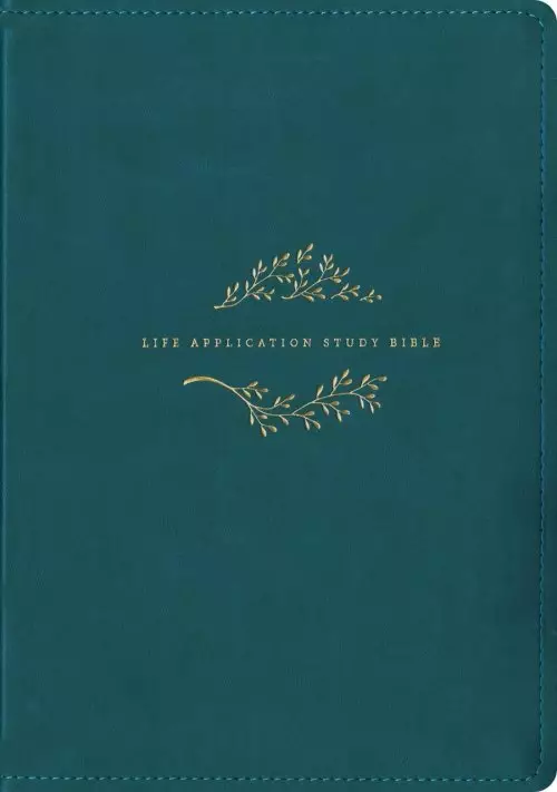 NLT Life Application Study Bible, Third Edition (LeatherLike, Teal Blue, Indexed, Red Letter)