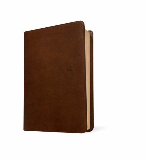 NLT Compact Bible, Filament Enabled (LeatherLike, Rustic Brown, Red Letter)