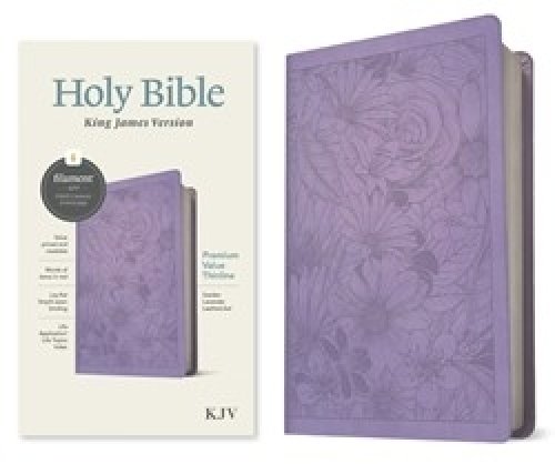 KJV Premium Value Thinline Bible, Filament Enabled (LeatherLike, Garden Lavender, Red Letter)