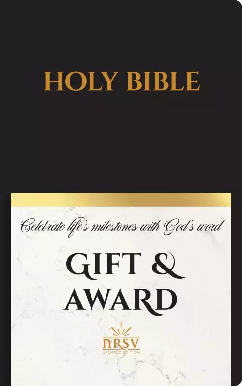 NRSV Updated Edition Gift & Award Bible (Imitation Leather, Black)