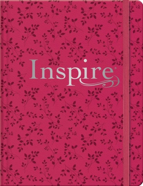 Inspire Bible NLT, Filament Enabled (Hardcover LeatherLike, Pink Peony)