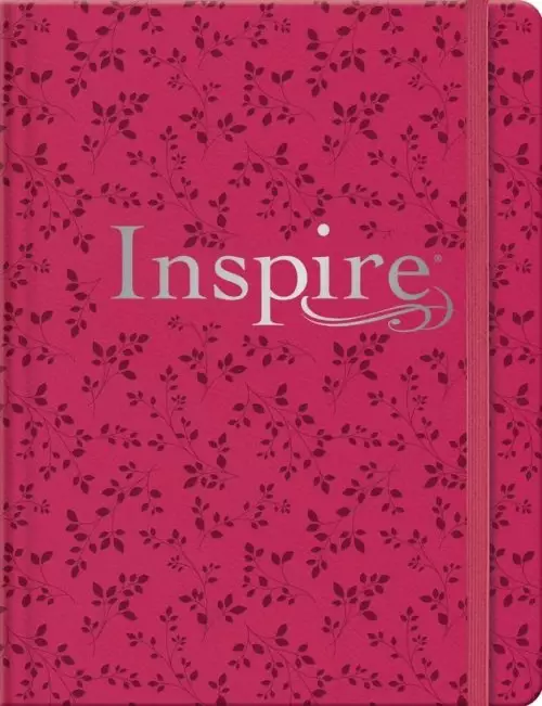 Inspire Bible NLT, Filament Enabled (Hardcover LeatherLike, Pink Peony)