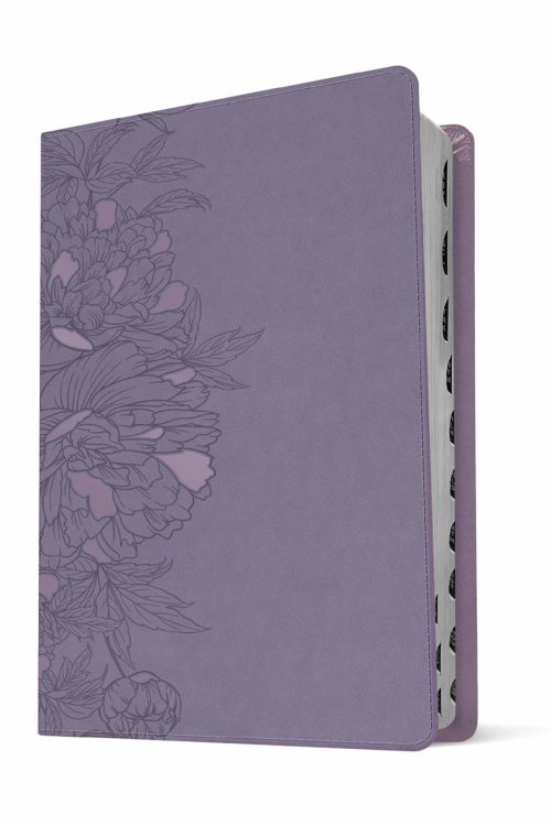 KJV Life Application Study Bible, Third Edition (LeatherLike, Peony Lavender, Indexed, Red Letter)