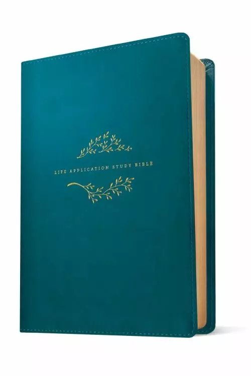 KJV Life Application Study Bible, Third Edition, Large Print (LeatherLike, Teal Blue, Red Letter)