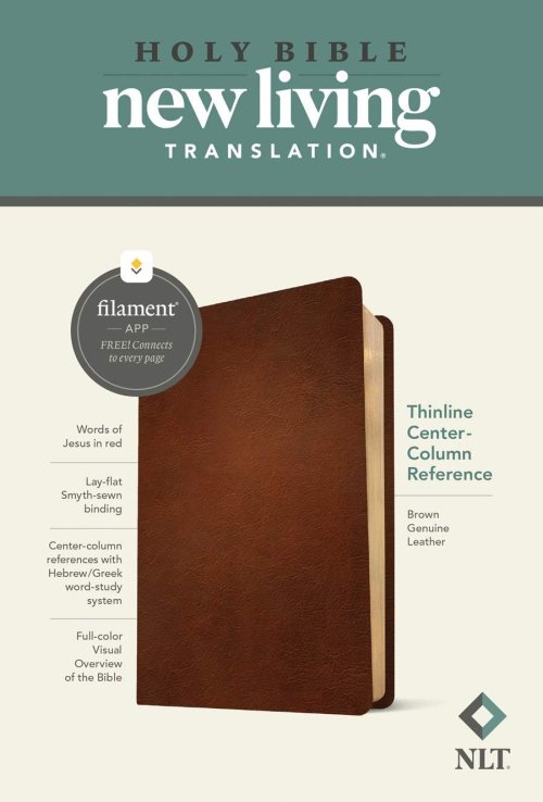 NLT Thinline Center-Column Reference Bible, Filament-Enabled Edition