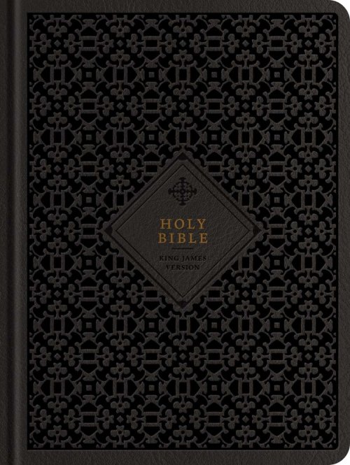 KJV Wide Margin Bible, Filament Enabled (Hardcover LeatherLike, Ornate Tile Black, Red Letter)