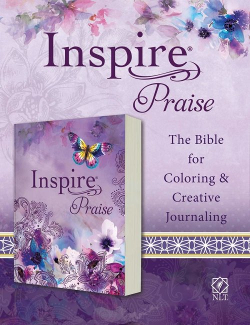 Inspire PRAISE Bible NLT, Filament Enabled (Hardcover LeatherLike, Purple)