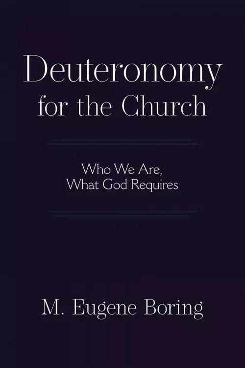 Deuteronomy for the Church