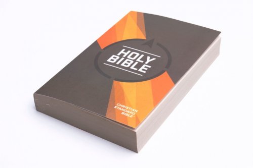 CSB Outreach Bible, Brown and Orange, Paperback, Easy-To-Read Text, Topical Subheadings, Frequently Asked Questions, Helpful Bible Passages