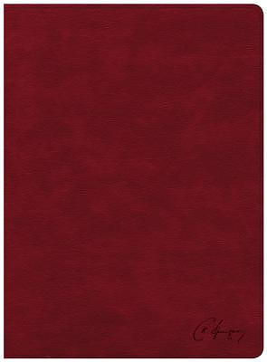 KJV Spurgeon Study Bible, Crimson LeatherTouch