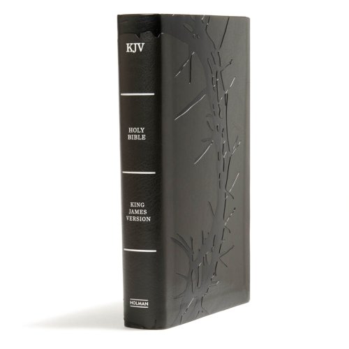 KJV Large Print Personal Size Reference Bible, Charcoal Leathertouch Indexed