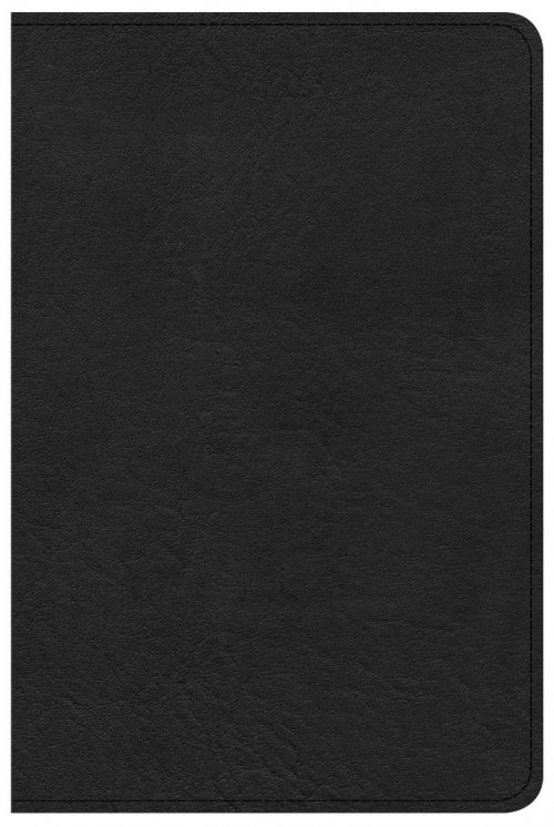 KJV Large Print Compact Reference Bible, Black LeatherTouch