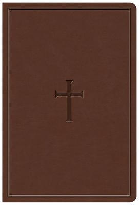 KJV Giant Print Reference Bible, Brown LeatherTouch