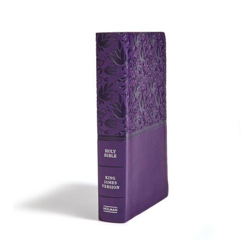 KJV Super Giant Print Reference Bible, Purple LeatherTouch