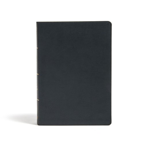 KJV Super Giant Print Reference Bible, Black LeatherTouch