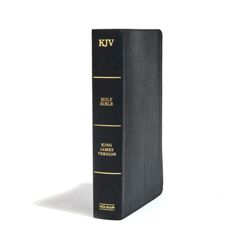 KJV Super Giant Print Reference Bible, Black LeatherTouch