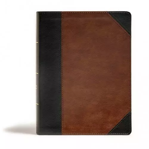 CSB Tony Evans Study Bible, Black/Brown, Imitation Leather, Maps, Ribbon Marker, Presentation Page, Study Notes,Maps