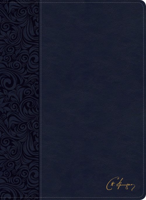 CSB Spurgeon Study Bible, Navy LeatherTouch