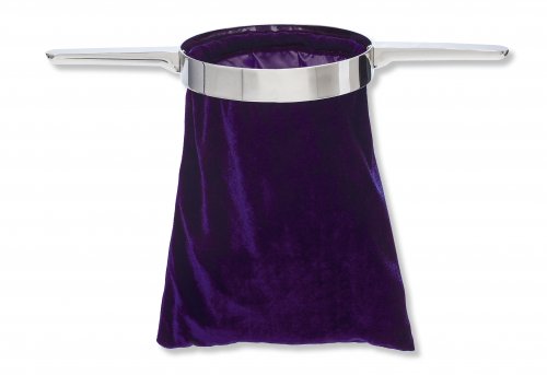 Offering Bag with Handle - Purple Cloth