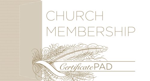 Church Membership Certificate Pad (Pad of 26): Romans 6:3-4 (Kjv)