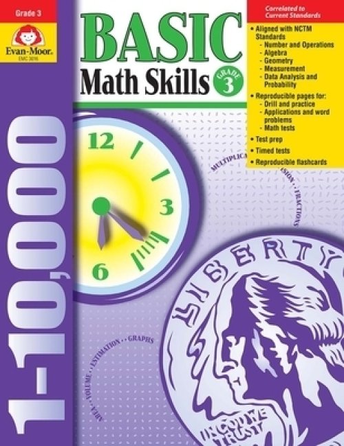 Basic Math Skills, Grade 3 Teacher Resource