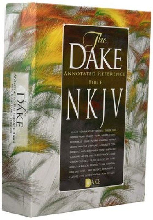 NKJV Dake Bible, Black Bonded Leather