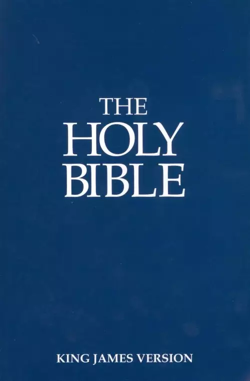 KJV Economy Bible, Blue, Paperback