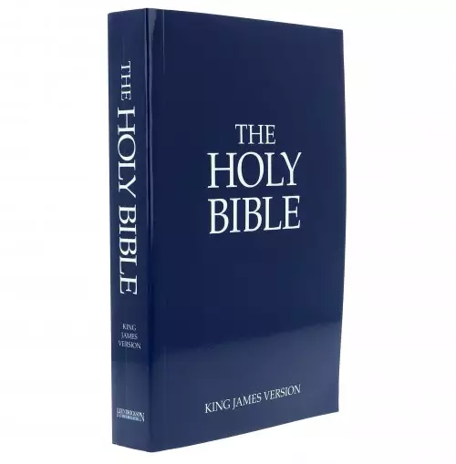 KJV Economy Bible, Blue, Paperback