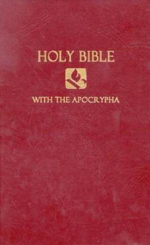 NRSV Pew Bible with the Apocrypha: Burgundy, Hardback