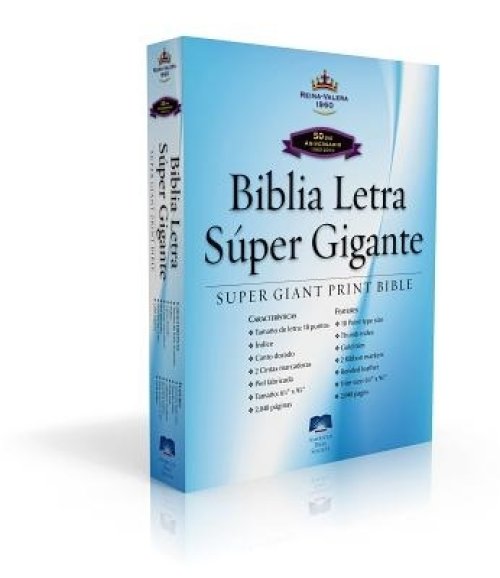 Spanish Super Giant Print Bible-Rvr 1960