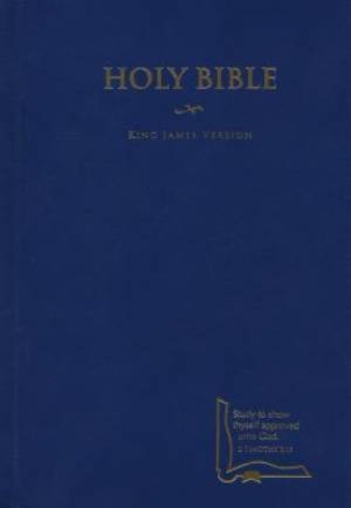 Kjv Drill Bible, Blue Hardcover