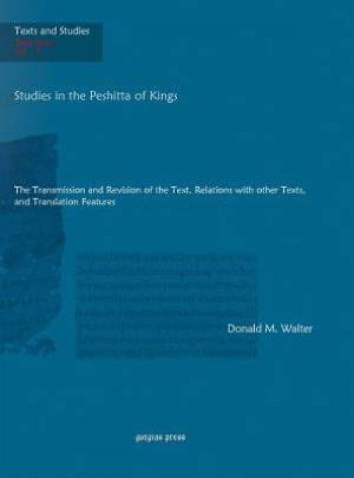 Studies in the Peshitta of Kings