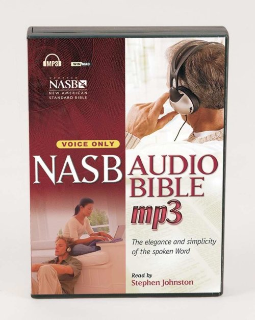 NASB: Audio Bible, Voice Only, MP3 CD plus DVD-Rom