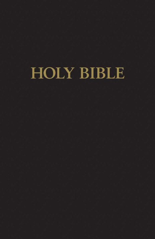 KJV Large Print Pew Bible: Black Hardback