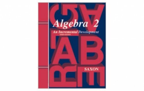 Saxon Algebra 2 Home School Kit