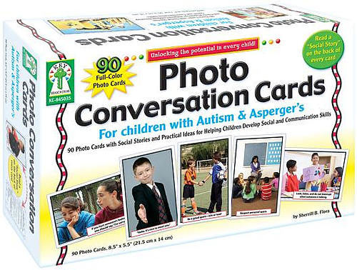 Photo Conversation Cards For Children With Autism & Asperger's