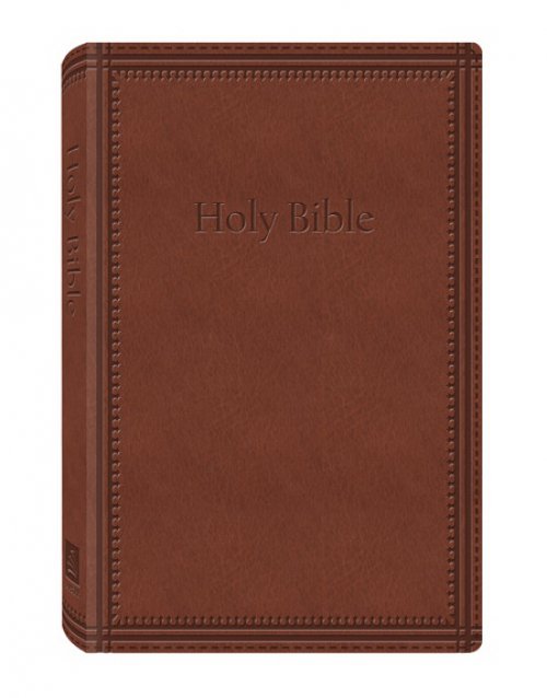 KJV Deluxe Gift & Award Bible: Brown, Imitation Leather