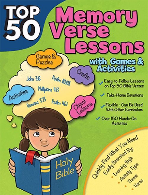 Top 50 Memory Verse Lessons with Games & Activities