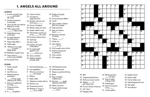 Bible Brain Puzzles: Large Print Crosswords