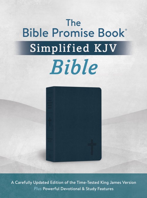 Holy Bible: The Barbour Simplified KJV Bible Promise Book Edition [Navy Cross]