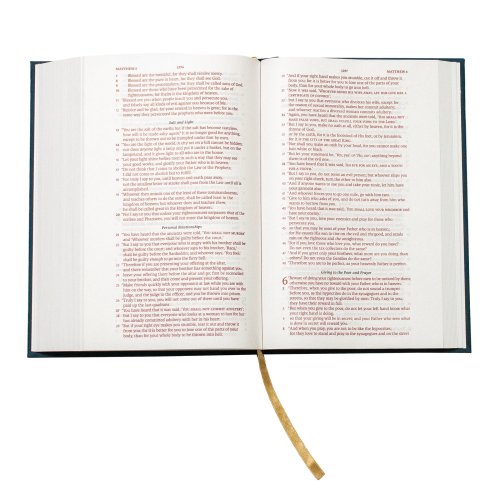 Legacy Standard Bible, Handy Size, Hardcover Blue Grey Linen Red Letter