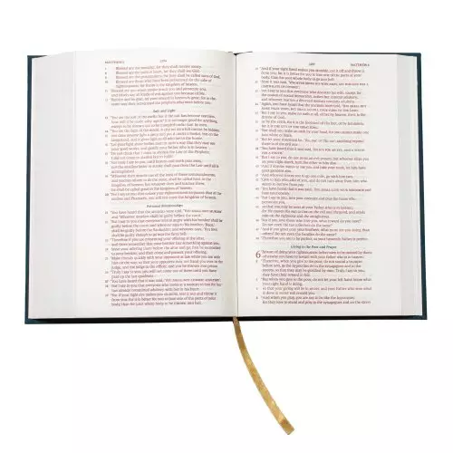 Legacy Standard Bible, Handy Size, Hardcover Blue Grey Linen Red Letter