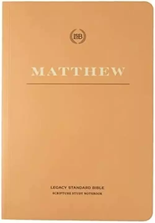 LSB Scripture Study Notebook: Matthew